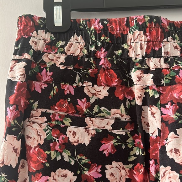 The kooples floral printed pants with tuxedo stripe - Picture 9 of 10